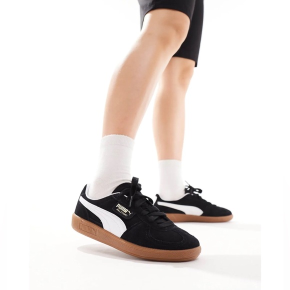 PUMA King 21 IT Black Leather Shoes SZ 7 Samba Style Indoor Futbol Dua Lipa - Picture 3 of 12